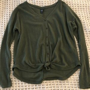 Hunter green sweater